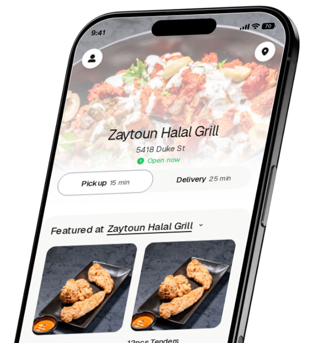 Zaytoun Halal Grill app preview