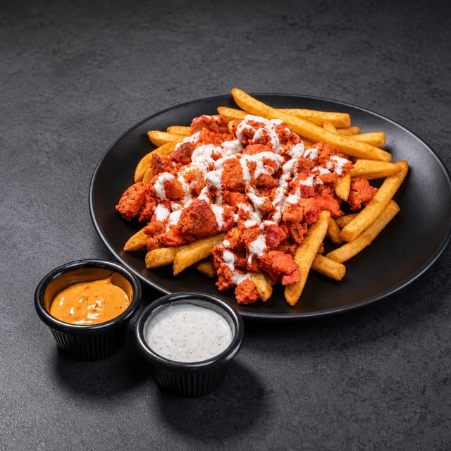 Chicken Over-Fries.
