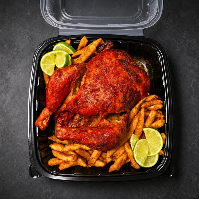 Whole Rotisserie Chicken Platter.
