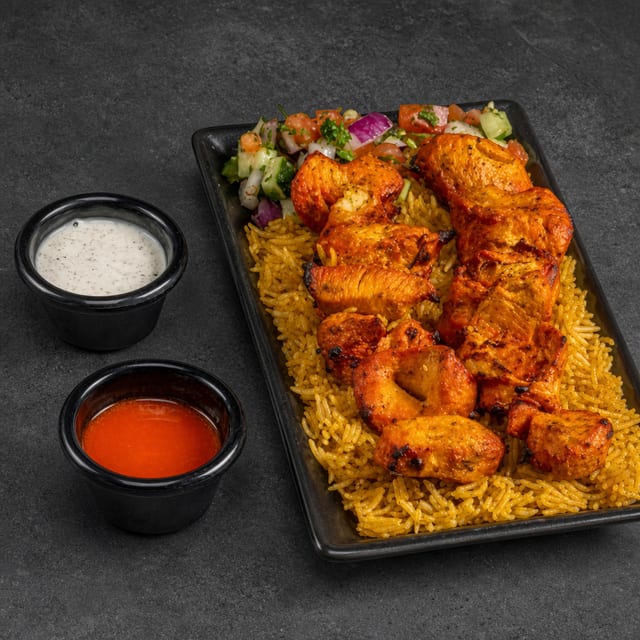 Chicken Tikka Platter.