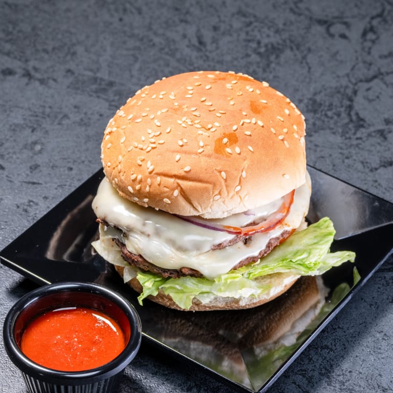 Indulge in Our Cheeseburger